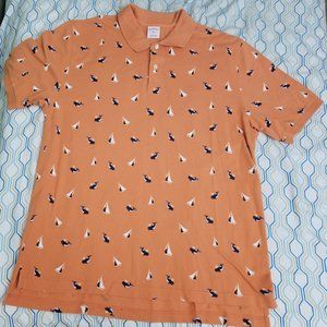 Brooks Brothers Polo Whale Sailing Boat Hawaiian